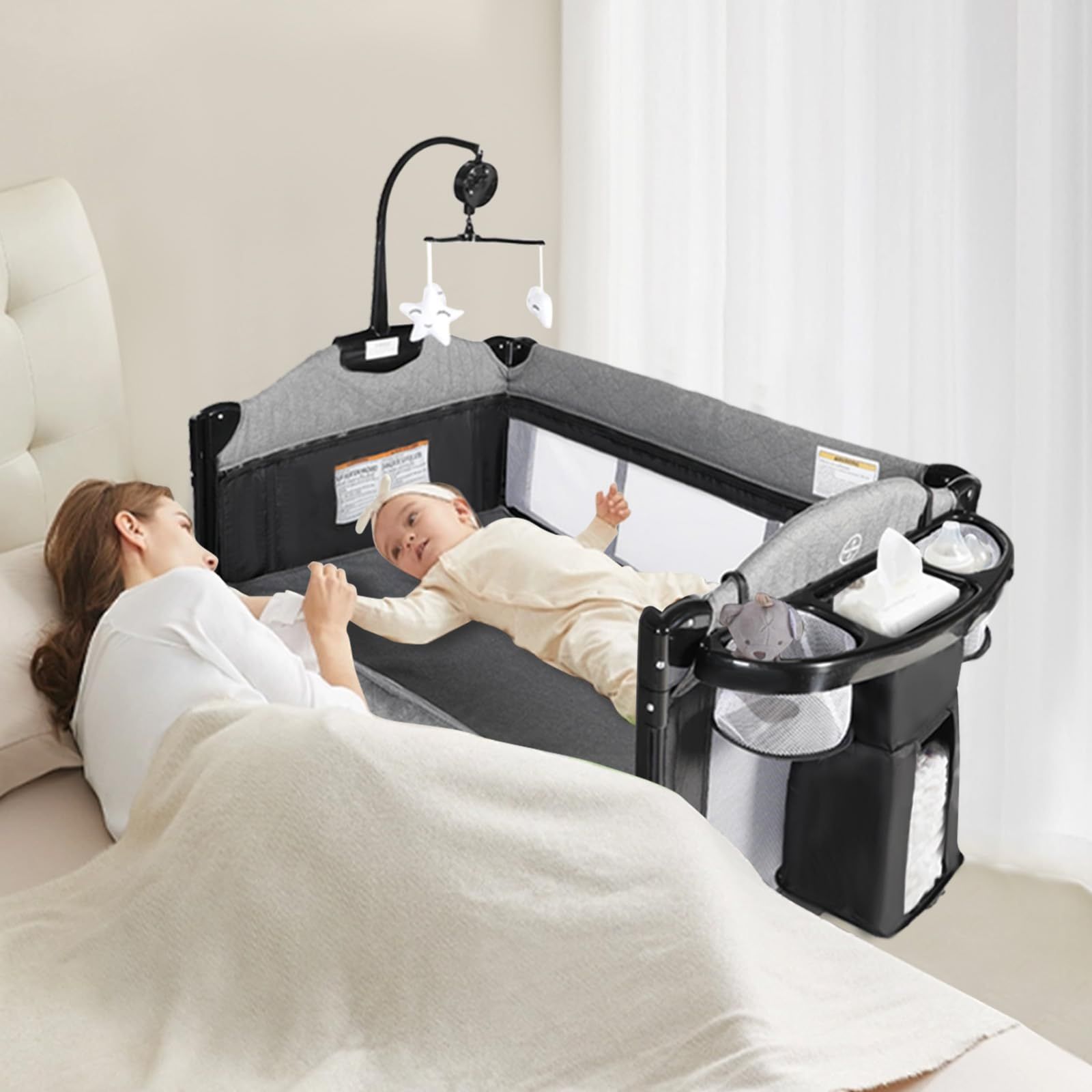 4 In 1 Bedside Bassinet