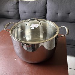 Hermosa Olla De Tripley De 14 Cuartos Con Tapa Coladora 