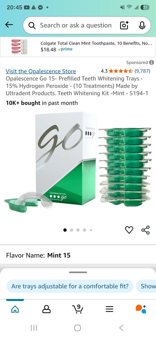 Opalescence Go 15- Prefilled Teeth Whitening
