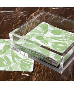 Acrylic Luncheon Napkin Holder,Decorative Napkin Tray