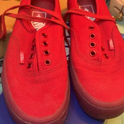 Red Vans 