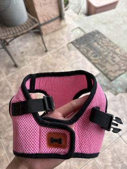 Small Pink dog harness