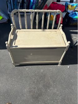 Wooden toy box