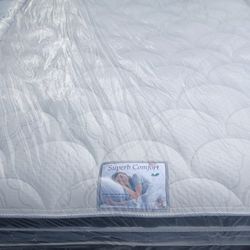 Brand New Queen Size Pilllowtop Mattress Included Box Spring 