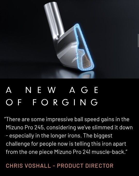 [Tour Issue] Mizuno Pro 245 Driving Iron           [Titleist Callaway  Ping  Taylormade  PXG  Mizuno  SRIXON  Golf]
