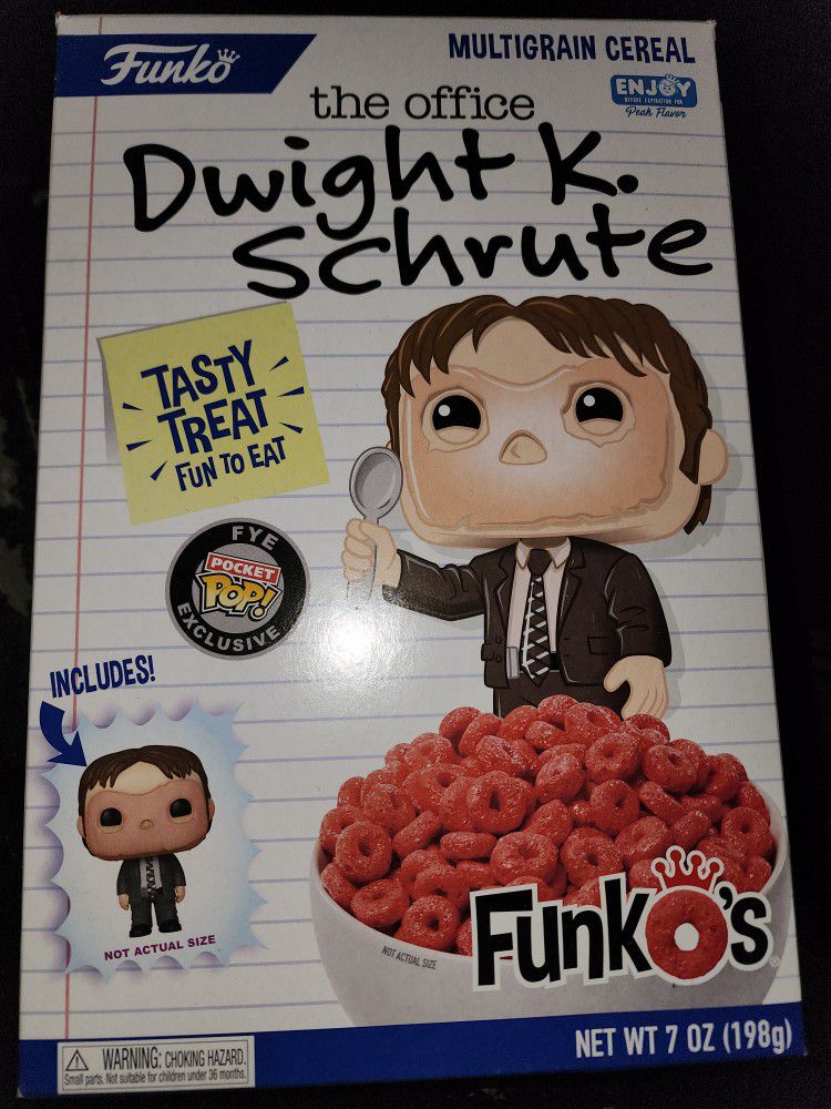 Dwight Schrute Cereal Box Mini Pop