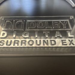 Dolby Digital Surround EX Acrylic Sign – Home Theater Display