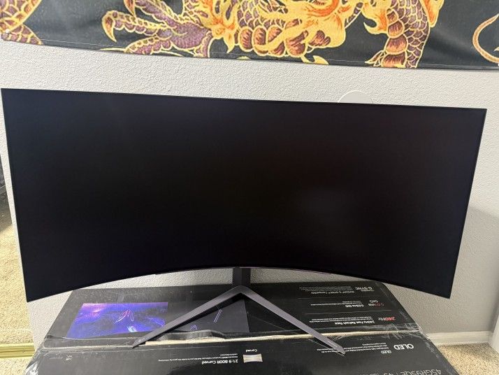 Huge Curved Computer Monitor 