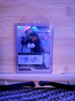 Spencer Jones/George Lombard Jr. Autographed baseball cards