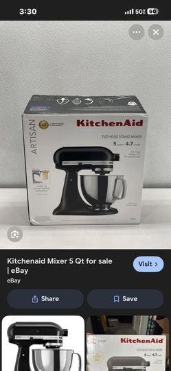 New Kitchenaid 5 Qrt Tilt-head Stand Mixer