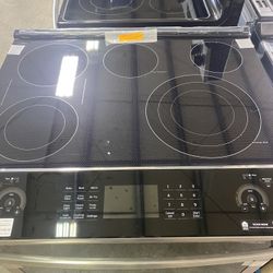GE Profile  PSS93YPFS 30 Inch Slide-In Smart Electric Range with 4 Radiant Heating Elements