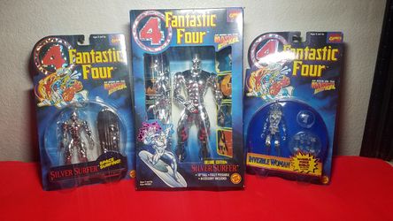 1994-95 Marvel Action Hour Fantastic Four Bundle - Silver Surfer Invisible Woman