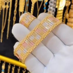 Bracelet  Set Plated Gold