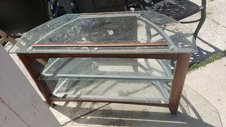 Small glass table