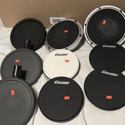 Set Of 9 Drum Heads From Yamaha / Carlsbro 