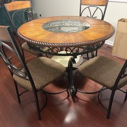 Round Wooden Dining Table – 4 Seat dining Table