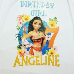 Moana Birthday Shirt