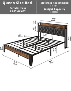 Wooden Queen Bed Frame