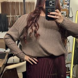  Jessica Simpson Ribbed Knit Sweater – Size XL: Fall/ Winter Fashion 