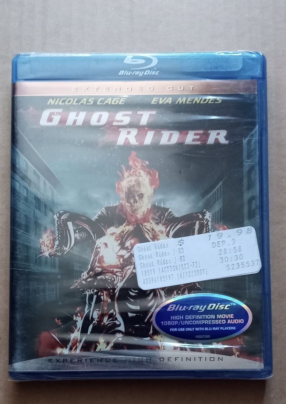 blu ray ghost rider bluray brand new