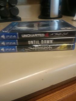 Uncharted 4 AND uncharted the lost legacy. Until dawn and horizon zero dawn.