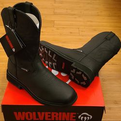 Wolverine Work Boots Size 8 For Men