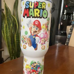 Super Mario 40oz Tumbler