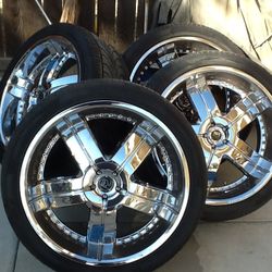 24” TIS Rims For Sale Clean Rims NO LOW BALLERS…$500