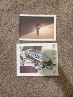 Rolex catalog book and magazine