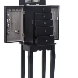Jewelry Cabinet Black 