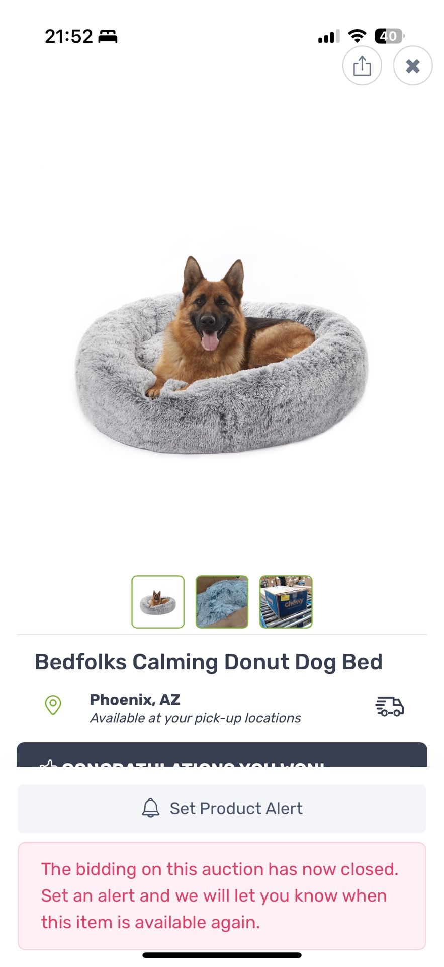 Calming Dog Bed 
