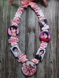 Jimin BTS K-pop Graduation Leis | Customized