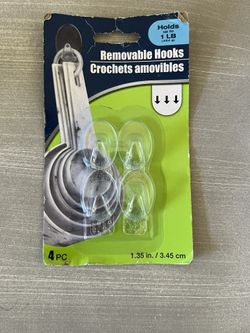 Removable Hooks 4PC