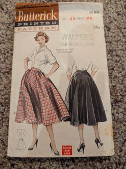 True Vintage Sewing Patterns and later