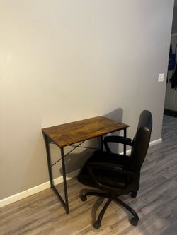 Desk and Chair