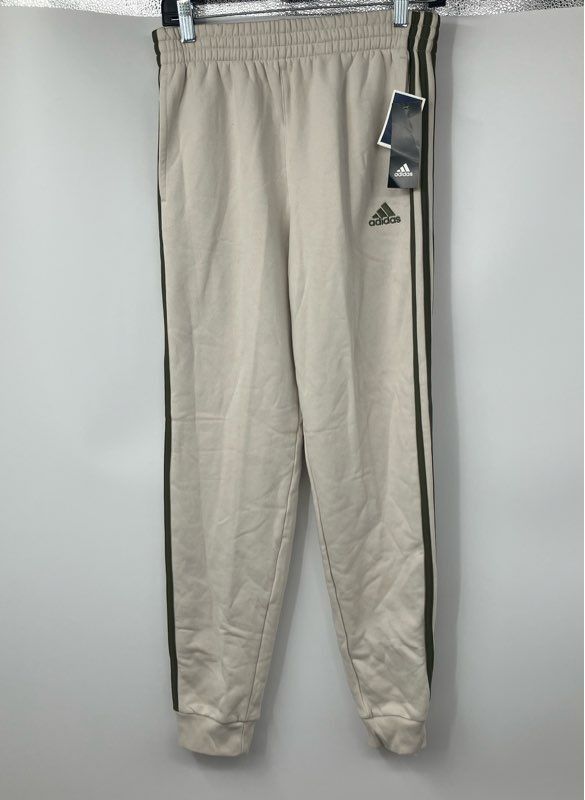 Adidas Size Large Mens White Joggers