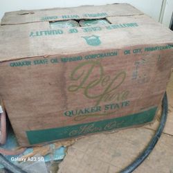 Case Of Quaker State Oil Can