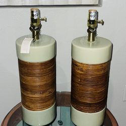 Mid Century Ceramic Lamps 