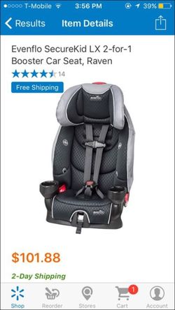 New evenflo Lx kid car seat