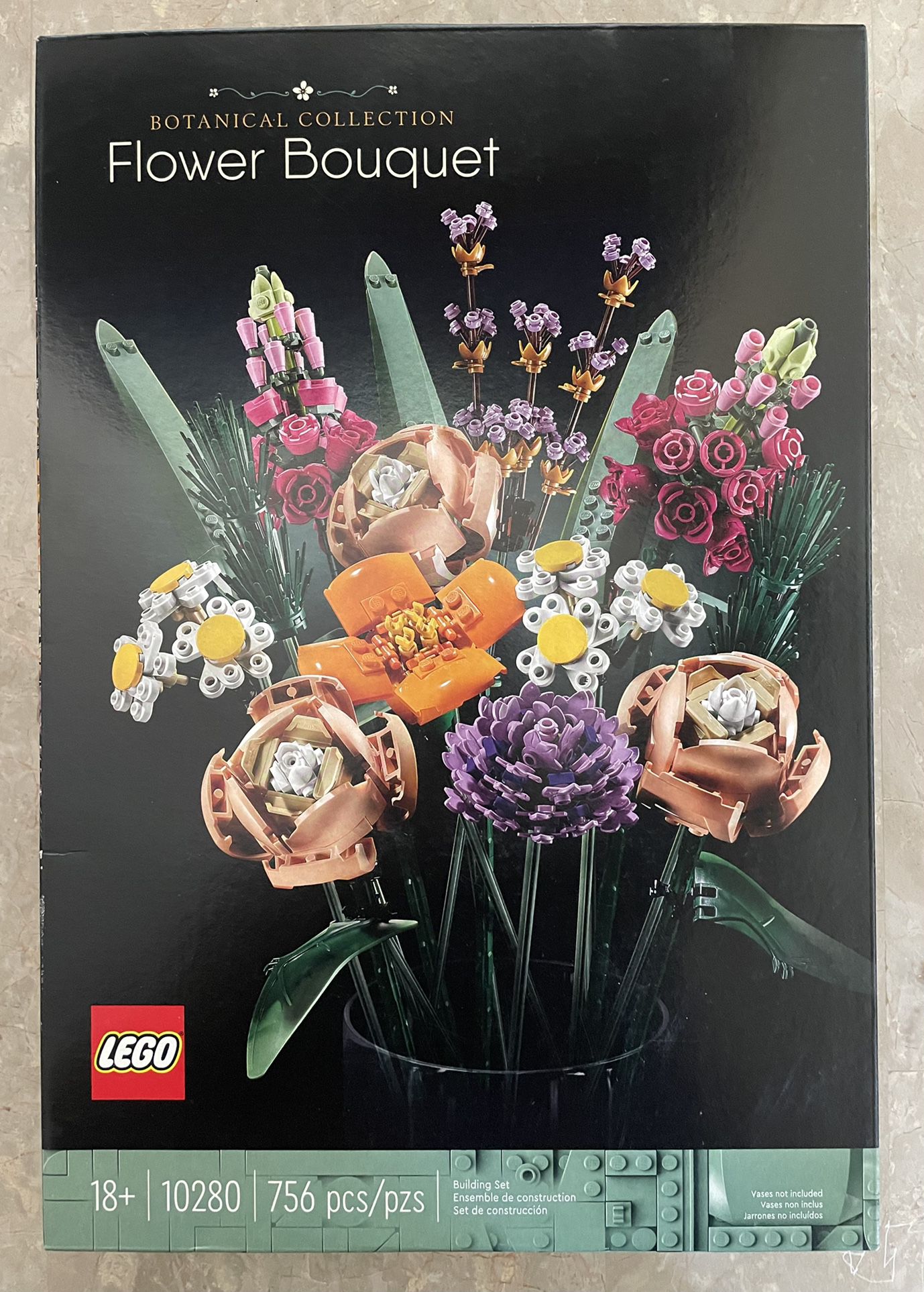 LEGO Flower Bouquet 10280 Building Kit; A Unique Flower Bouquet (NEW/SEALED)