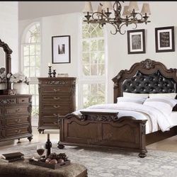 4- Pieces Bedroom Set With Mattress
