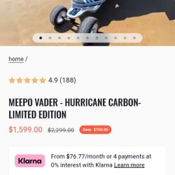 Meepo Hurricane Vader Carbon edition