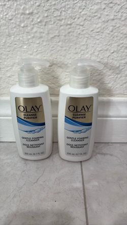 2 bottles olay face wash