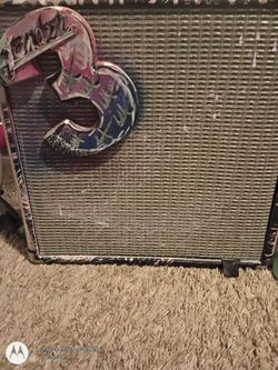 Fender Rumble 25 Amp and Boss ME 80 Pedal