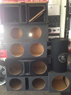 Custom subwoofer boxes,subs amps