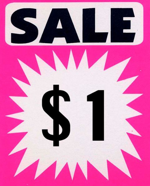$1 Clothing Sale 