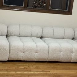 sectional cream 4 piece 