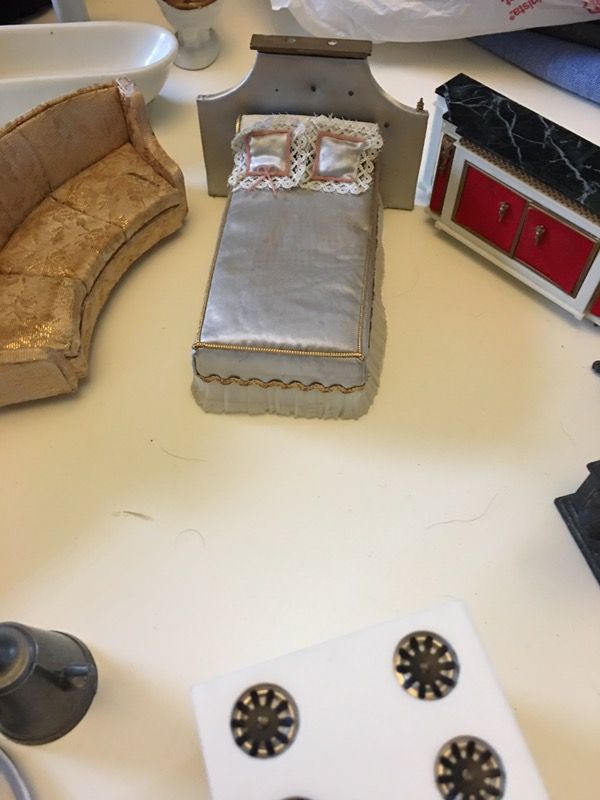 Vintage doll house furniture