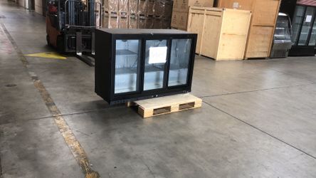 Slide Door Beer Back Bar Commercial Low Boy Cooler Never Used