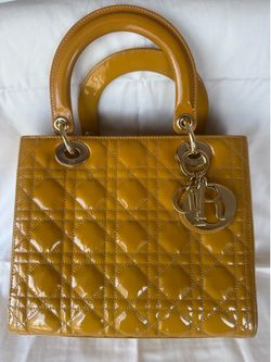 Christian Dior Medium Lady Dior Patent Leather Bag – Authentic – Excellent Condition